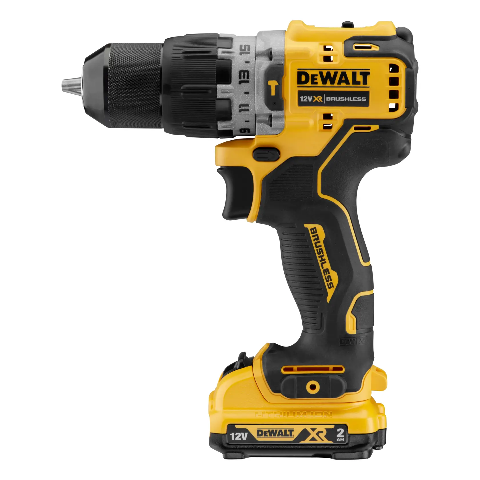 DEWALT® 12V XR® Brushless Hammer Drill Driver - 2 X 2Ah Batteries