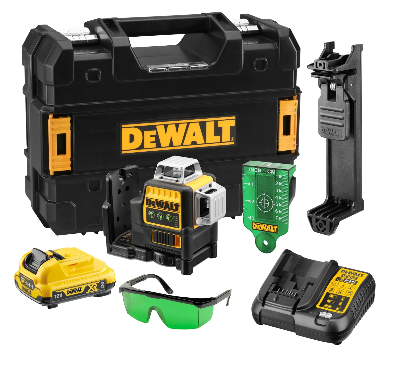 DEWALT logo in black text on a white background.