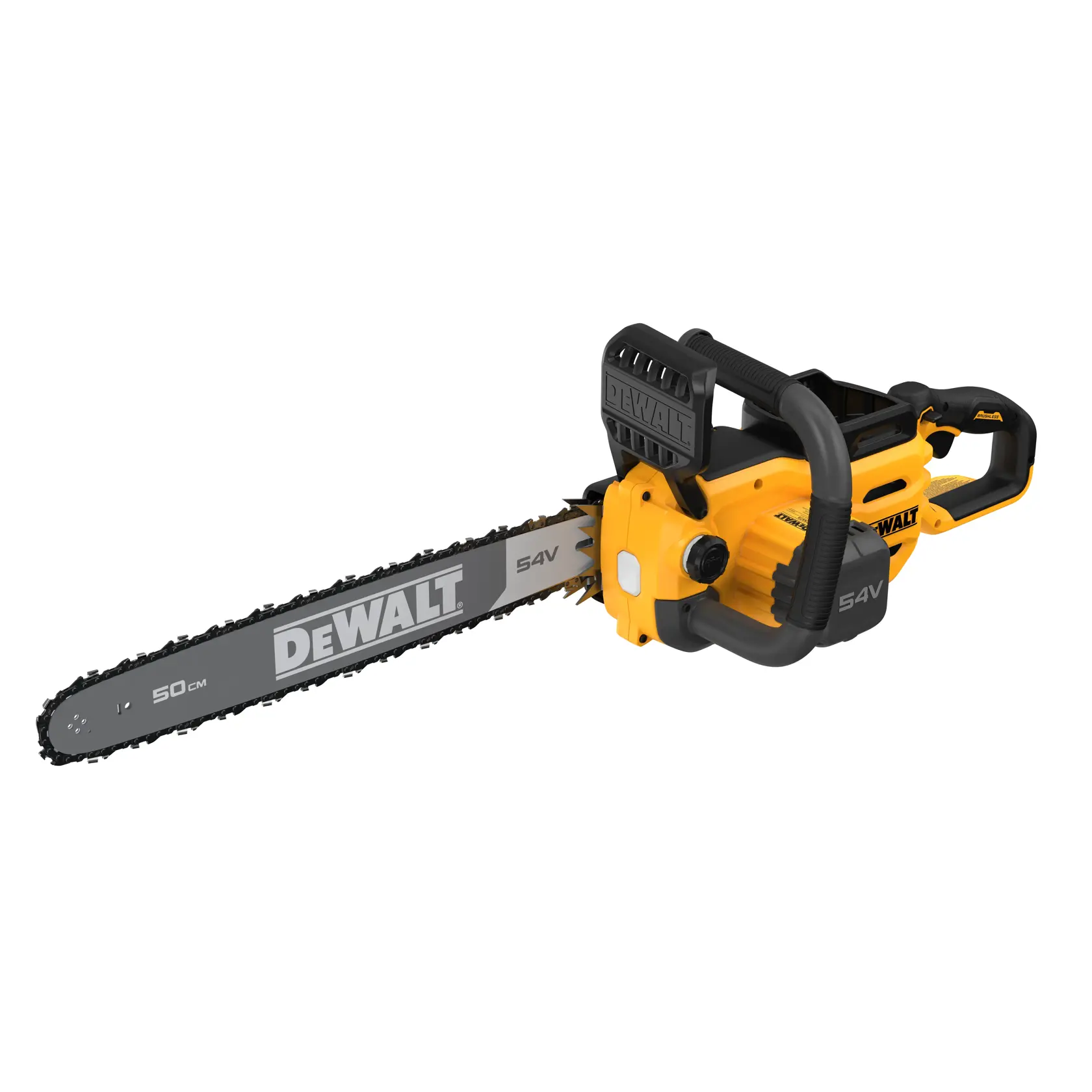 Left side view of 54V MAX Brushless 18 inch Chainsaw