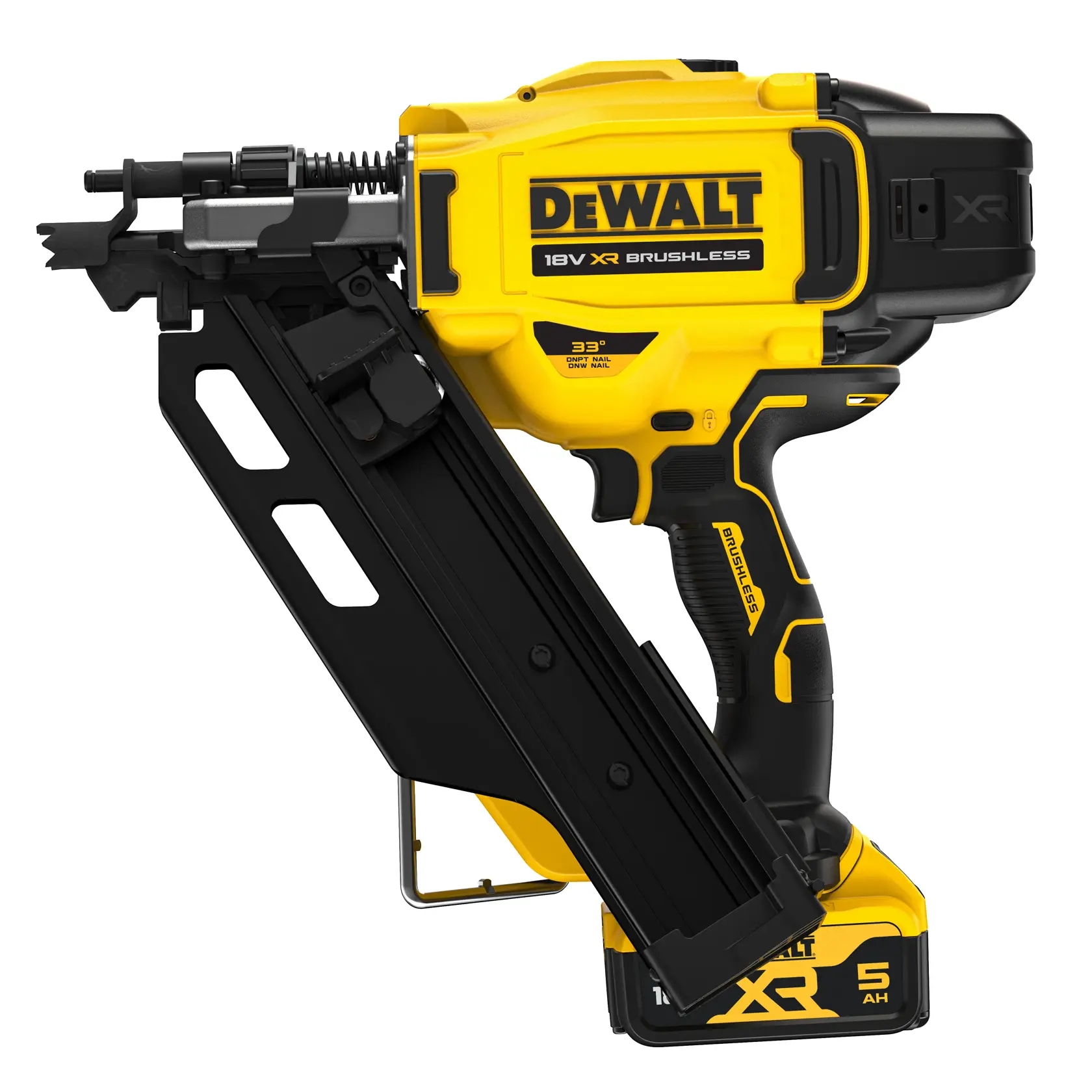 DEWALT® 18V XR® Brushless Next Generation Framing Nailer - 2 X 5Ah