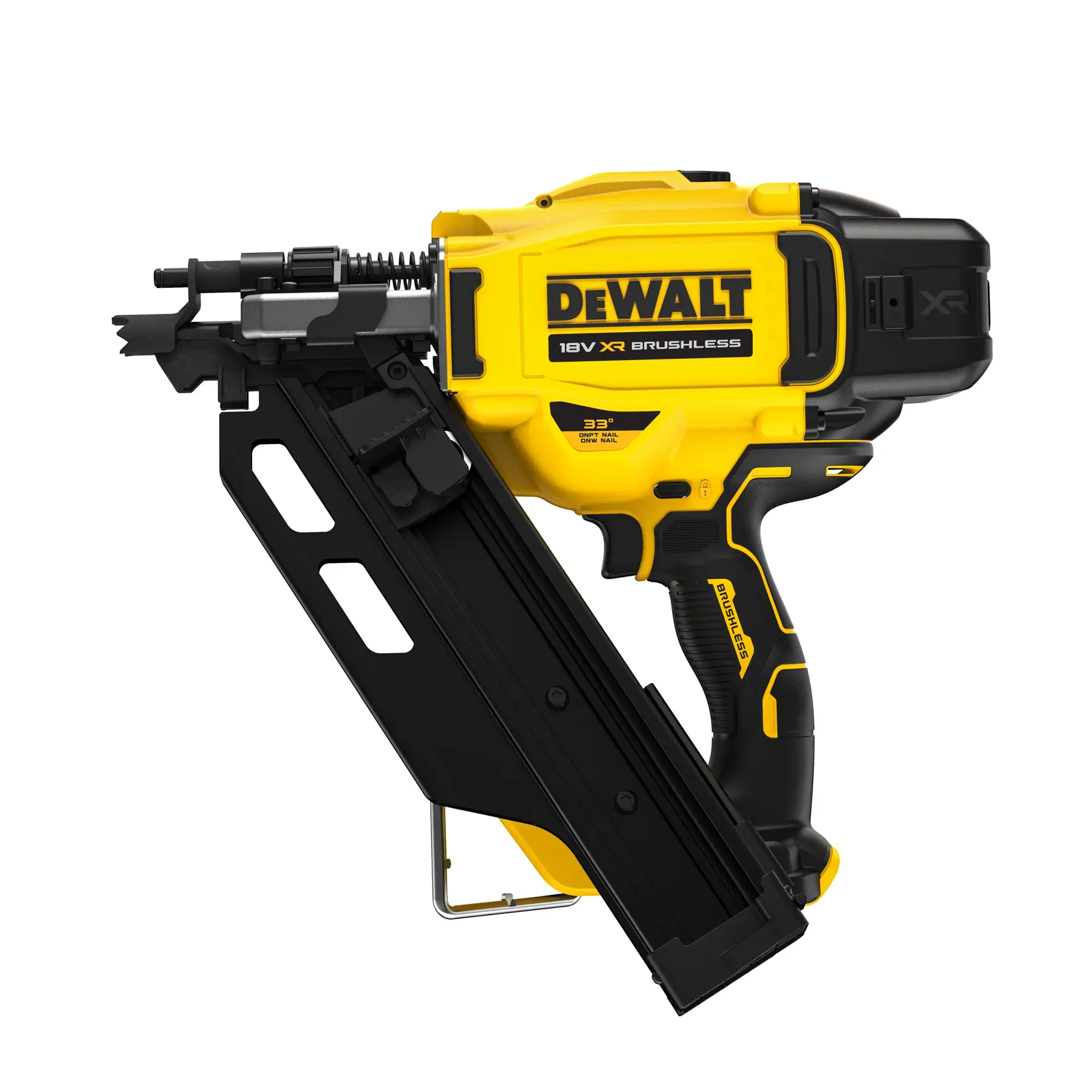 DEWALT® 18V XR® 33° Brushless 33° 90mm Framing Nailer (Tool Only)