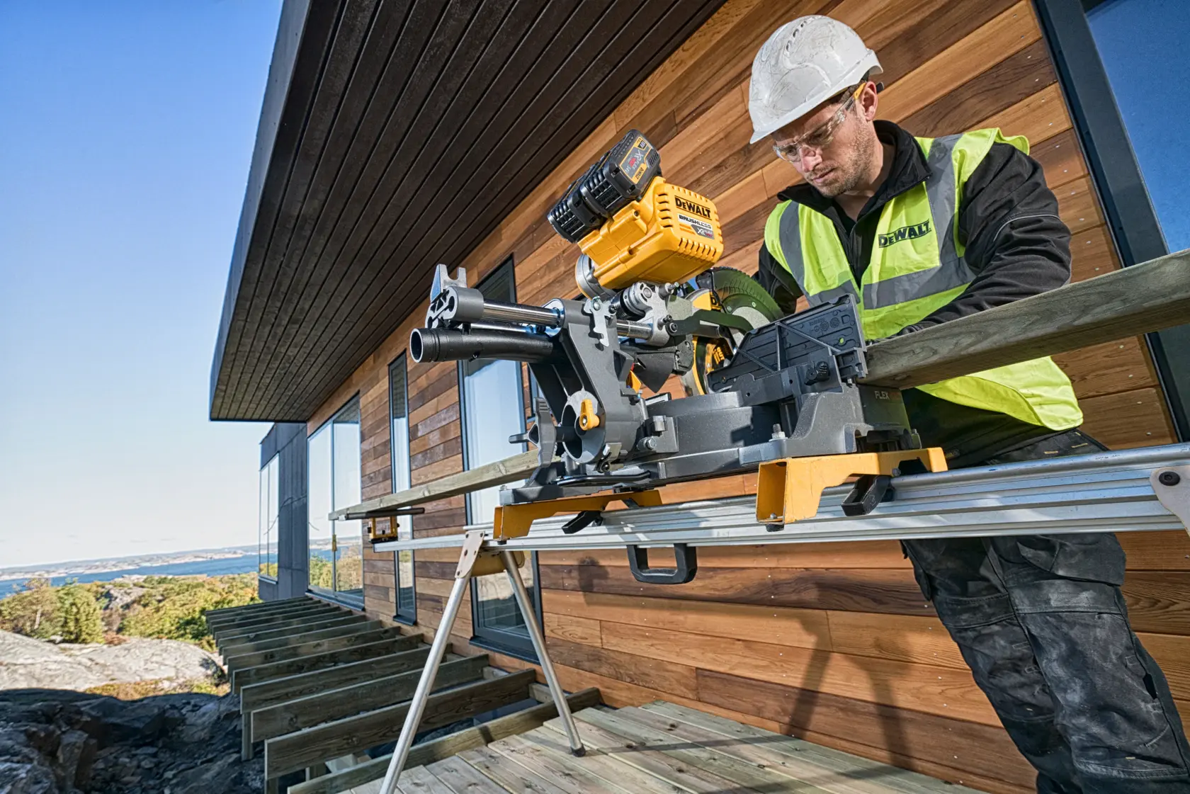 DEWALT® 54V XR FLEXVOLT 305mm Mitre Saw - 2 X 6Ah