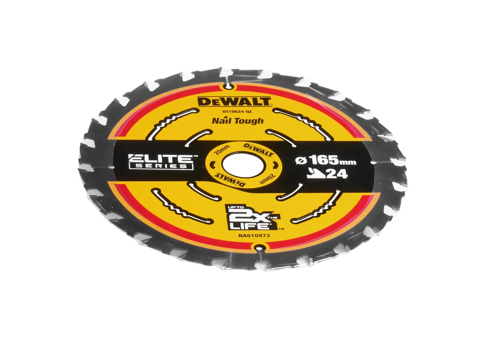 DEWALT® ELITE SERIES™ 165mm x 20mm 24T Circular Saw Blade