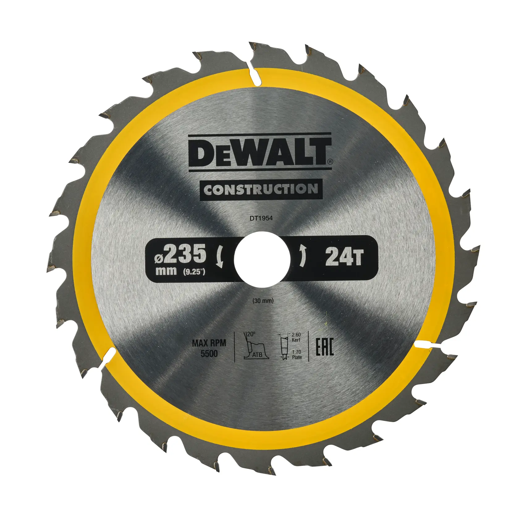 235mm x 30mm 24t Circular Saw Blade