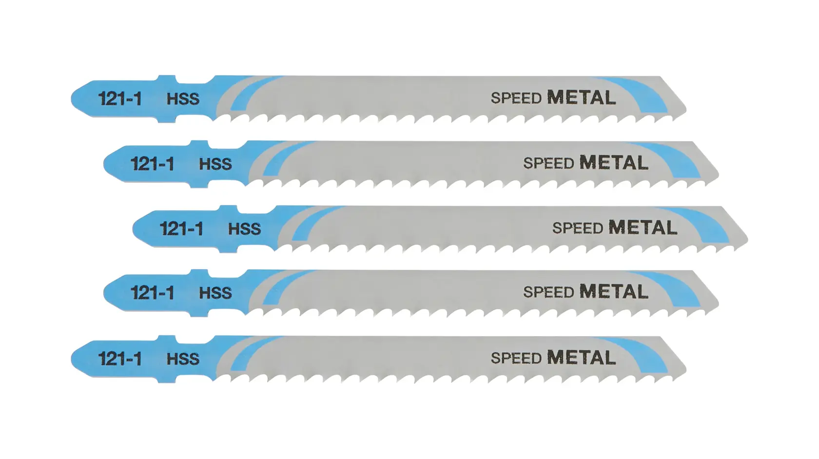 72mm t -shank HSS Jigsaw Blade Metal (t127d) (5 Pk)
