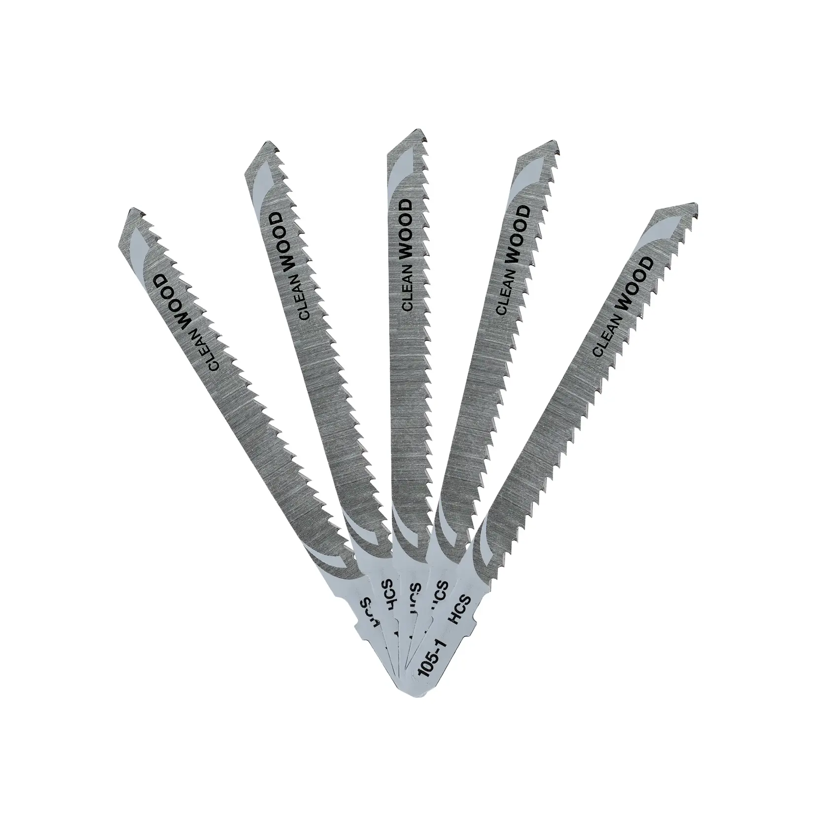 73mm T-shank HCS Jigsaw Blade Wood (t101b) (5 Pk)