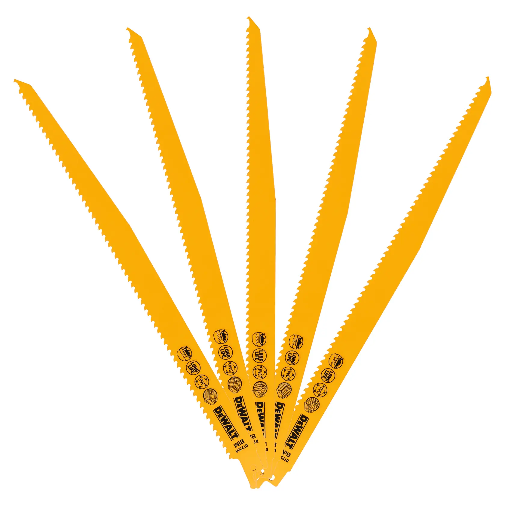 305mm 6 TPI (wood) BI-metal Reciprocating Blade (5 Pk)