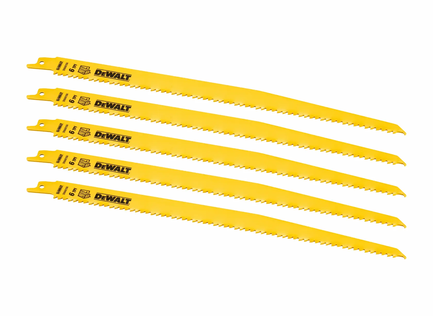 305mm 6 TPI (wood) BI-metal Reciprocating Blade (5 Pk)