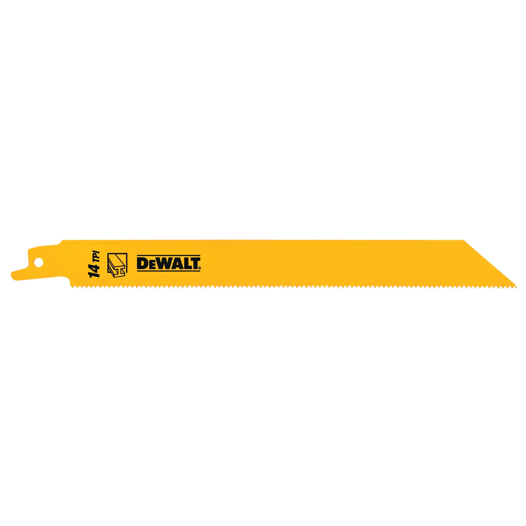 DEWALT® 203mm 14 TPI (Metal) Bi-Metal Reciprocating Blade (5 Pk)