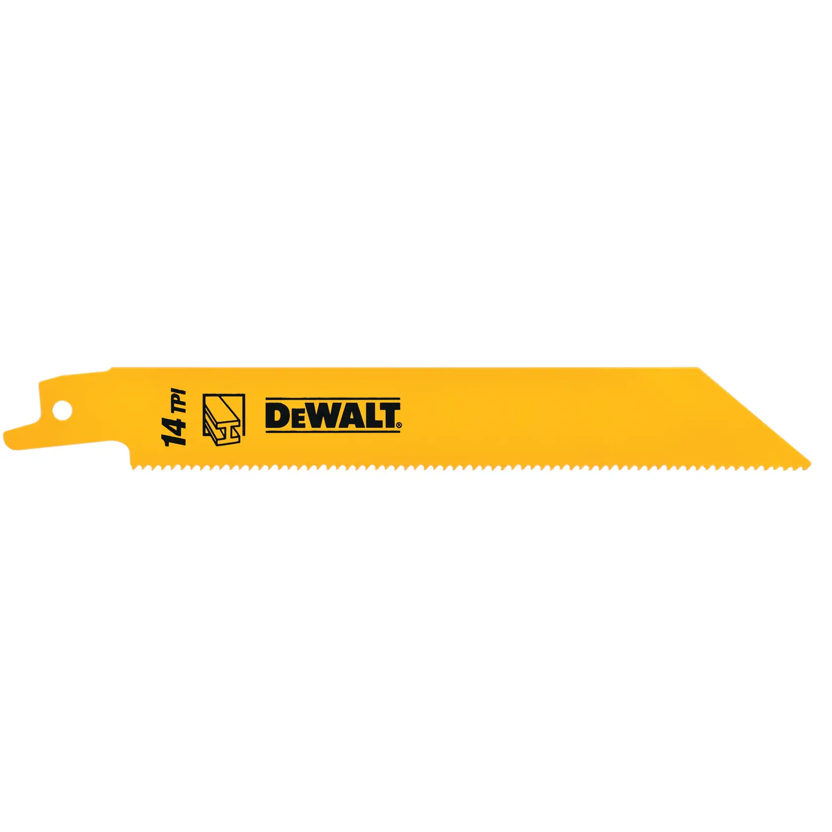 DEWALT® 152mm 14 TPI (Metal) Bi-Metal Reciprocating Blades (5 Pk)