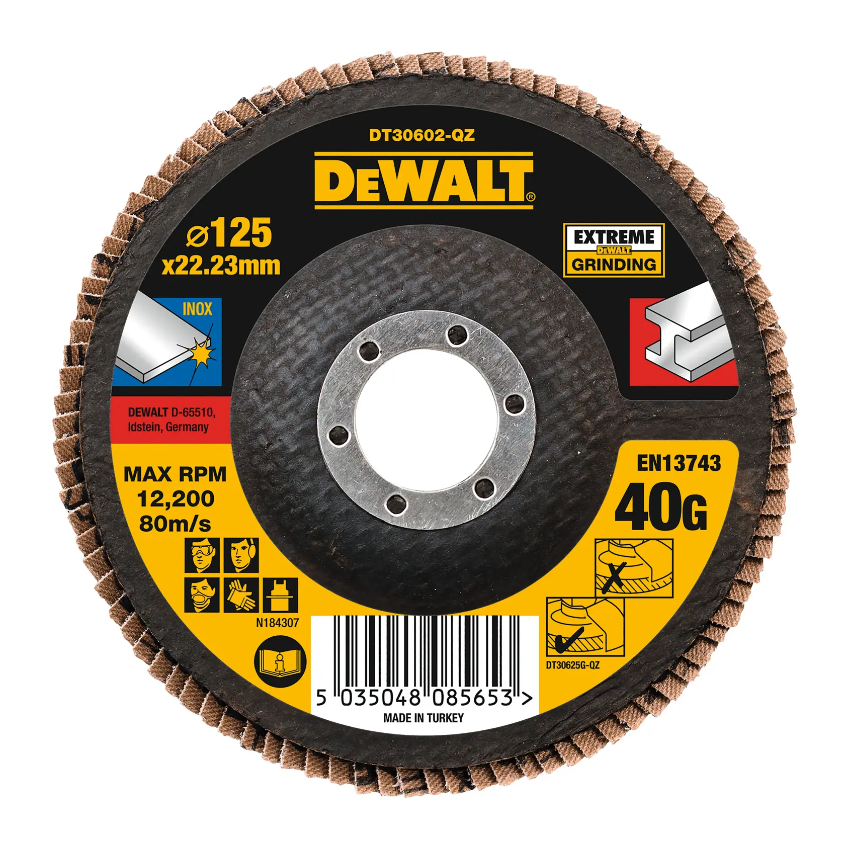 DEWALT logo in black text on a white background.