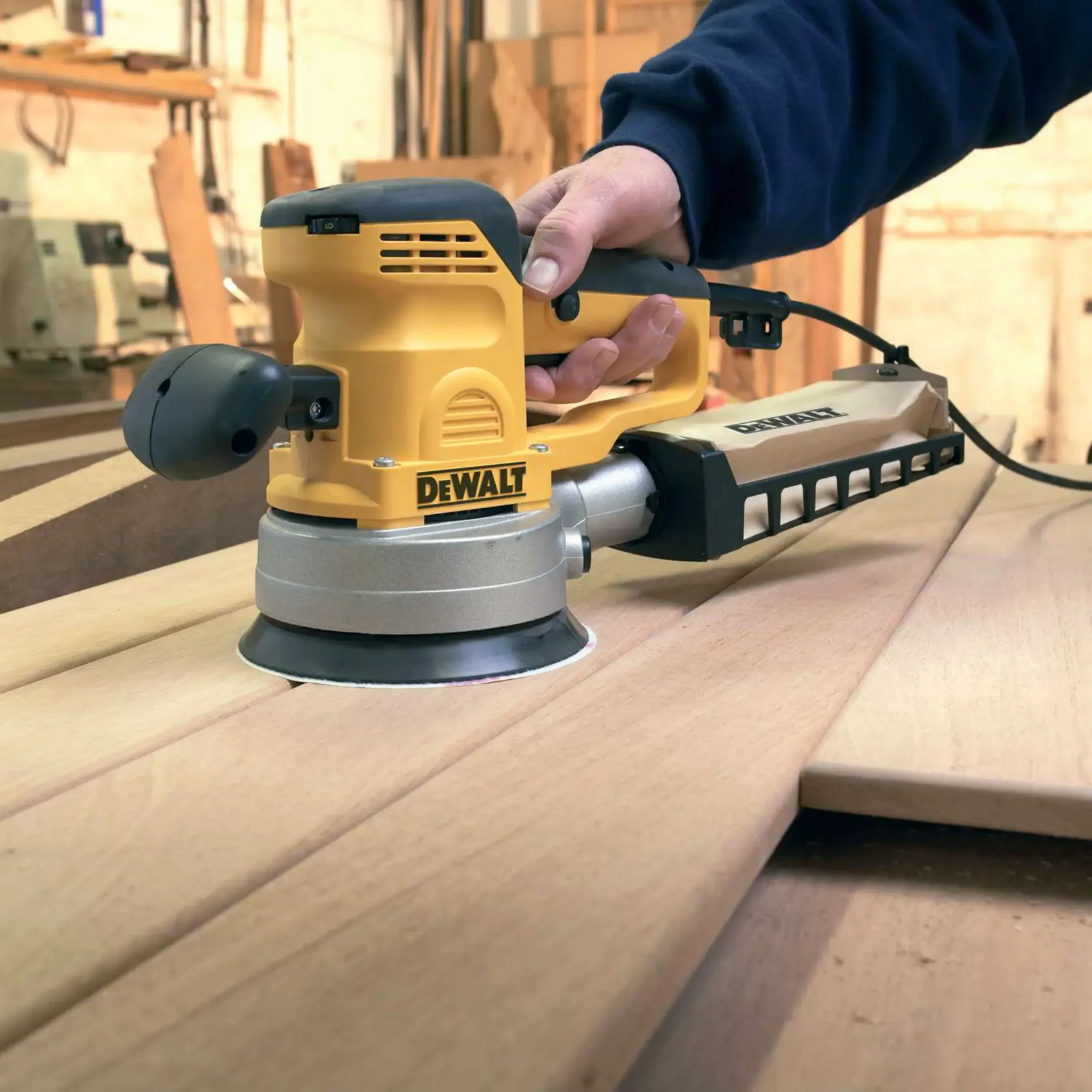 DEWALT® ROS 150mm 240G 6-Hole Multi Purpose Sandpaper Disc (10 Pk)