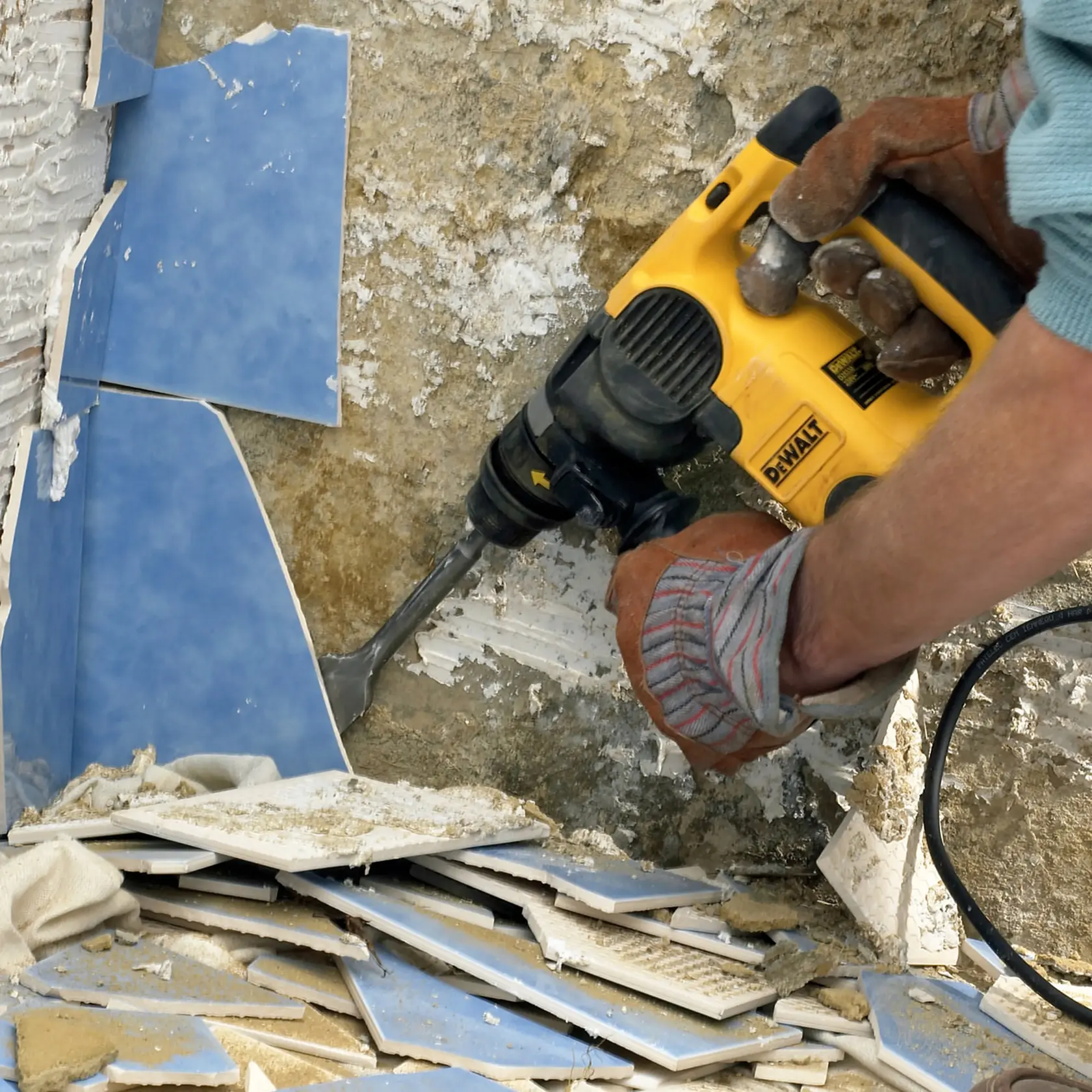 DEWALT® SDS Plus 250mm Flat Chisel, 40mm Width