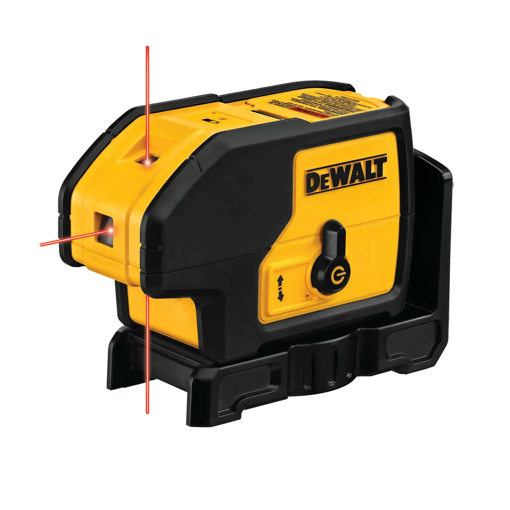 3 beam laser pointer being used by a construction worker.