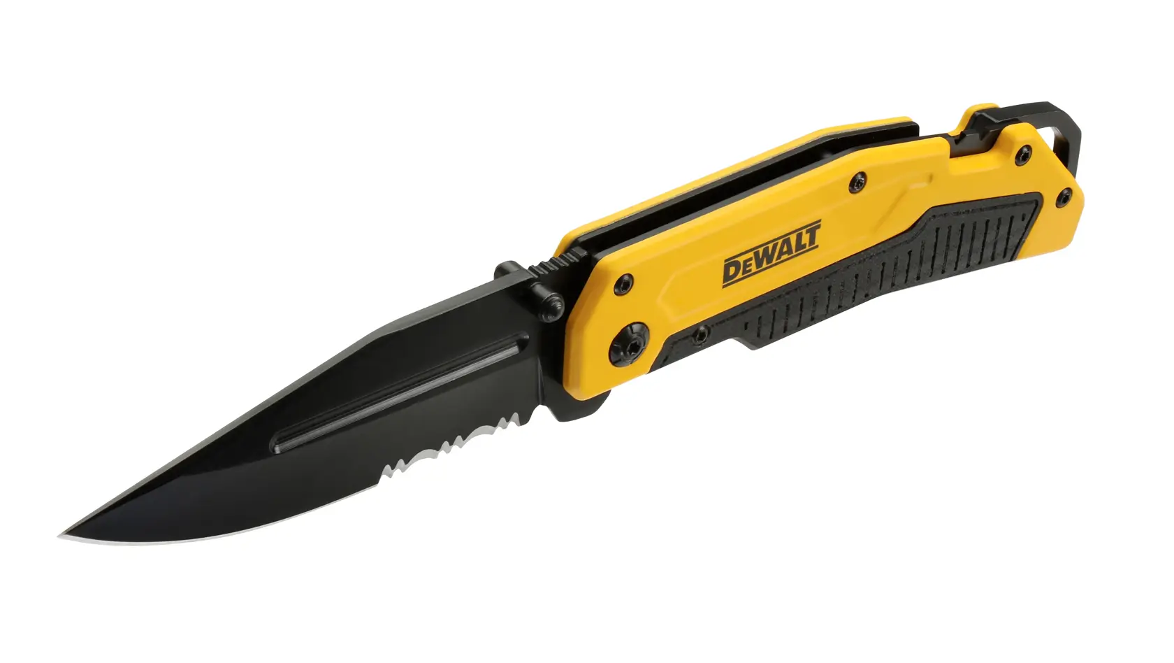DEWALT logo in black text on a white background.