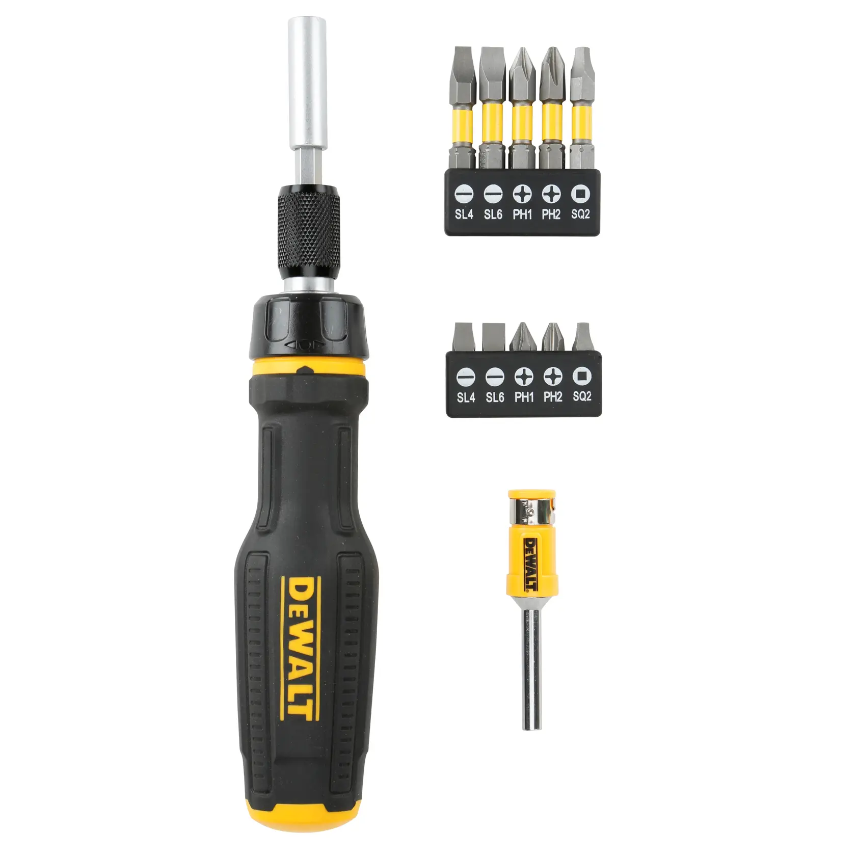 DEWALT logo in black text on a white background.