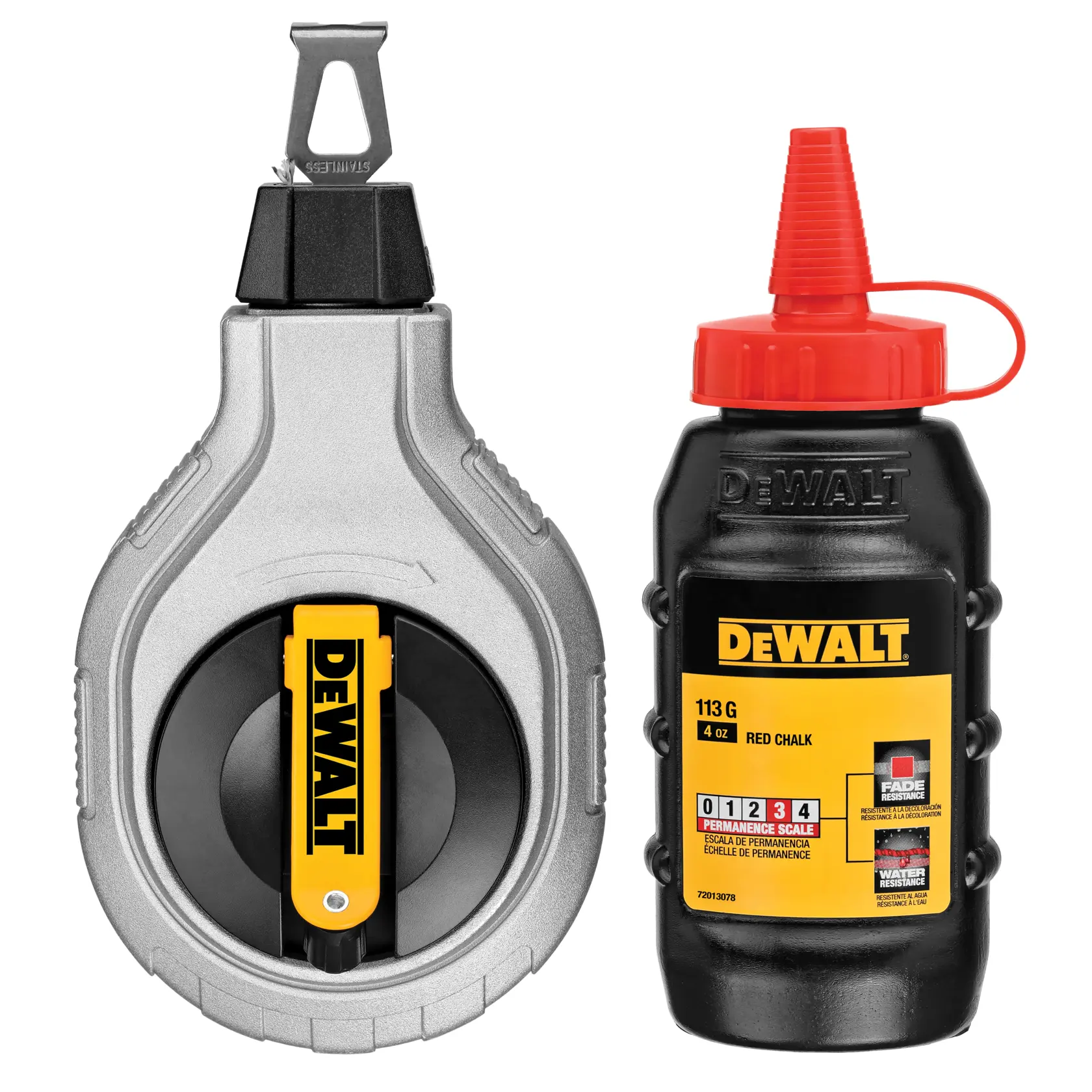 DEWALT logo in black text on a white background.