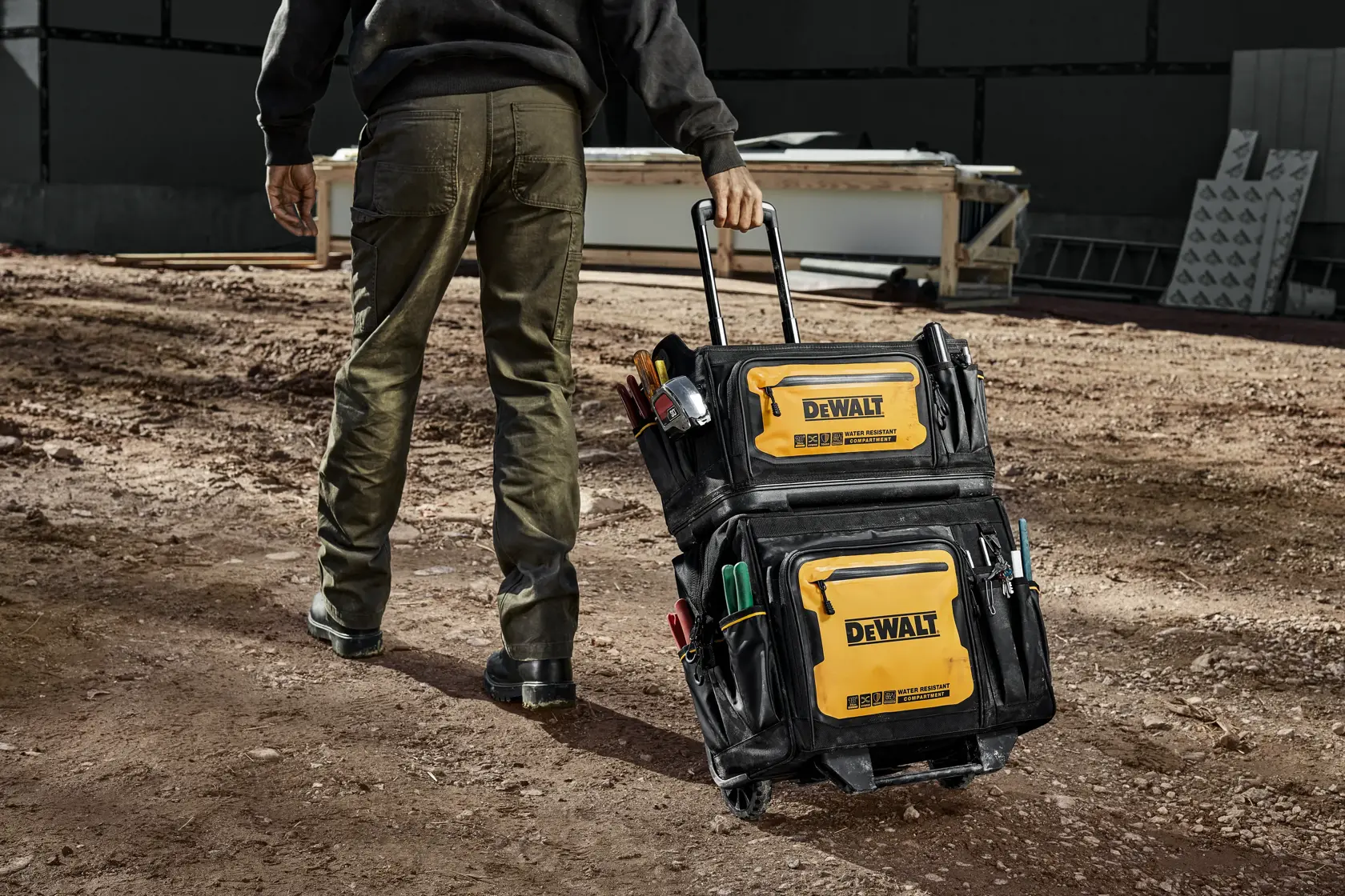DEWALT® PRO Rolling Tool Bag